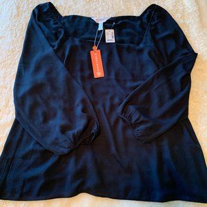 Navy Addition Elle blouse